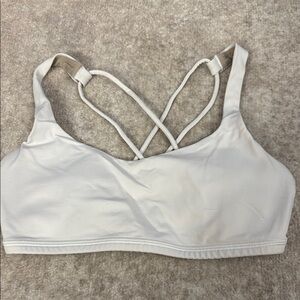 Women's Lululemon White Sports Bra